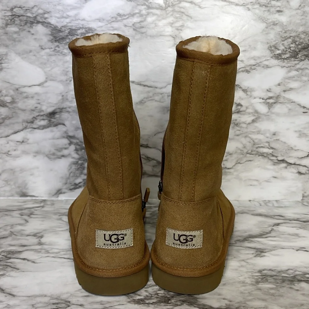 UGG kid Lil sunshine Tan weather Winter size 5 New 100% wool